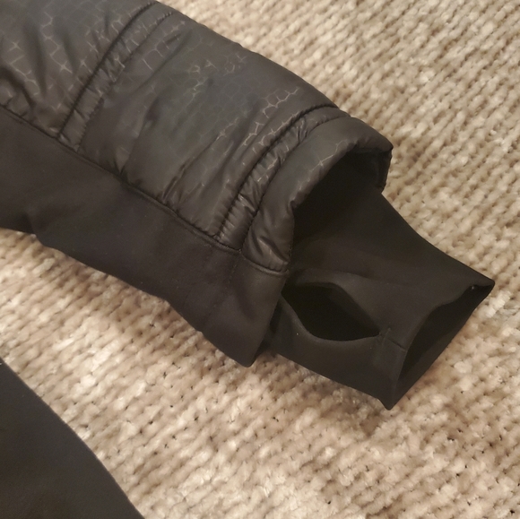 Michael Kors Mixed Media Black Puffer Coat - Picture 8 of 11